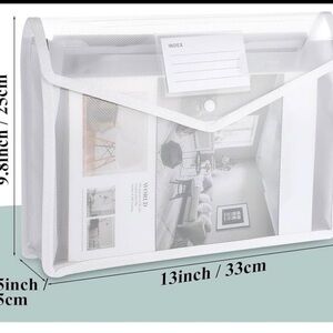 White Document Organizer